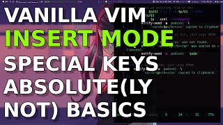 vim: Insert mode special keys