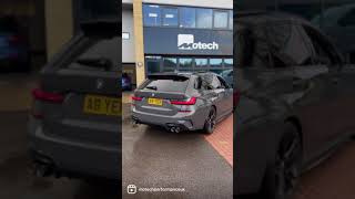 Bmw G21 M340i Remus Race exhaust system. OPF back . Motech Performance