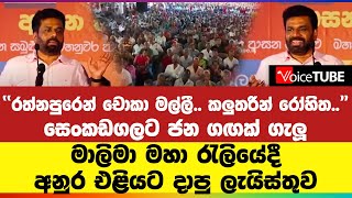 රත්නපුරෙන් චොකා මල්ලී... කලුතරින් රෝහිත....මාලිමා මහා රැලියේදී අනුර එළියට දාපු ලැයිස්තුව....