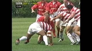 Wales Vs Japan summer tour, 1st Test, 10/6/2001