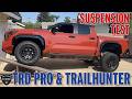 Suspension Test: Toyota Tacoma TRD Pro vs Trailhunter | Car and Driver