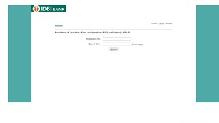 IDBI Bank ESO Result 2024 | Cut Off Marks, Merit List