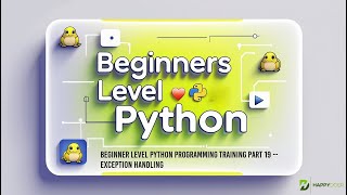 🧱 Beginner Level Python Programming Training Part 19 – Exception Handling 🛡️🐍⚠️