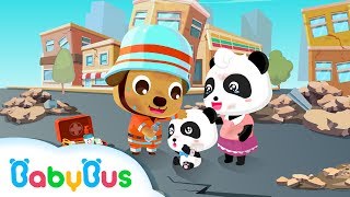 Earthquake Safety Tips Song | Kids Safety Tips | Nursery Rhymes | Kids Cartoon | Education | BabyBus