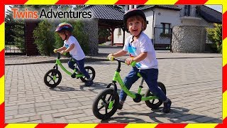 BALANCE BIKE 2 YEAR OLD TWINS | PUSH BIKE