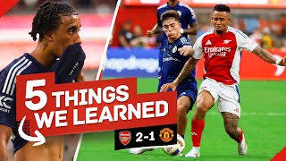 Injury Bug STRIKES Again! Amass = Promising! 5 Things We Learned... Arsenal 2-1 Man United