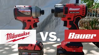 MILWAUKEE M18 Brushless vs BAUER Brushless