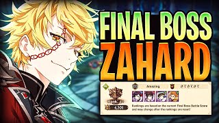 Top 5% 4300+ Points High Score Guide! Final Boss Data Zahard Guide! | Seven Deadly Sins: Grand Cross