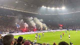 Schalke Pyro nach Tor gegen Pauli | Schalke St. Pauli 3:2