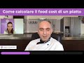 come calcolare il food cost podcast master restaurant