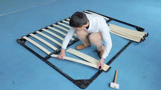 Assembly Instruction for Knocked Down Bed Frame