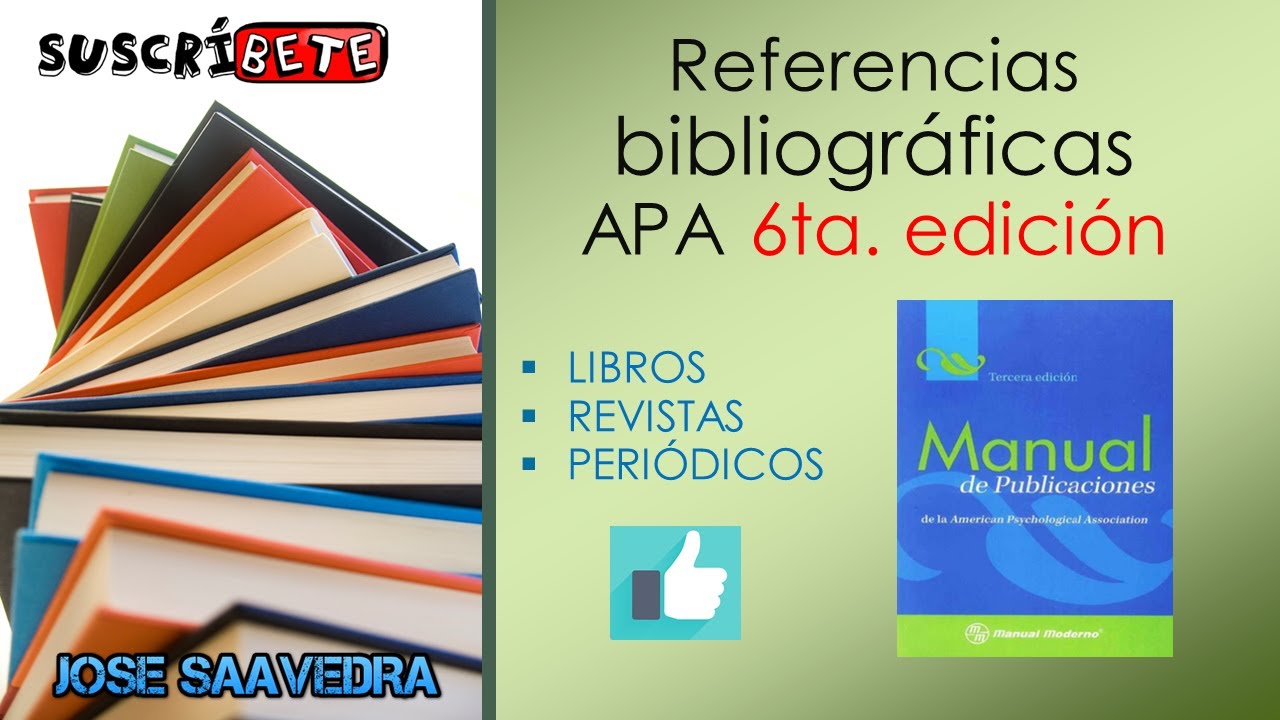 Referencias Bibliográficas Según Normas APA 📚📙 Sexta Edición De Libros ...