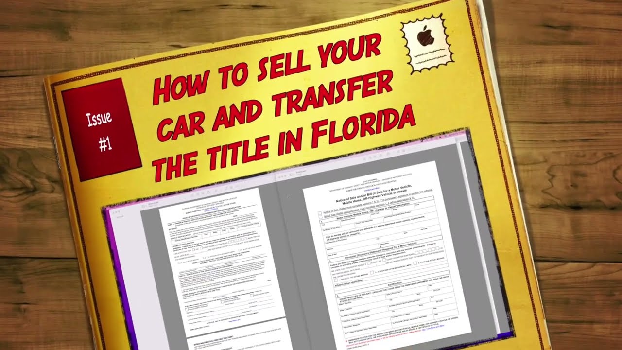 How To Sell Your Car And Transfer The Title In Florida - YouTube