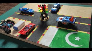 4 Way Traffic Light Control System using Arduino