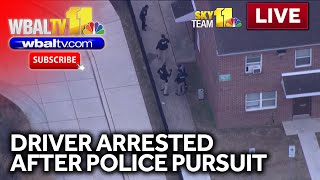 LIVE: SkyTeam 11 is monitoring a police pursuit in Baltimore - wbaltv.com