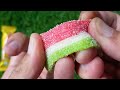 door satisfying asmr lollipop rainbow candy unpacking and chocolate opening video compilation