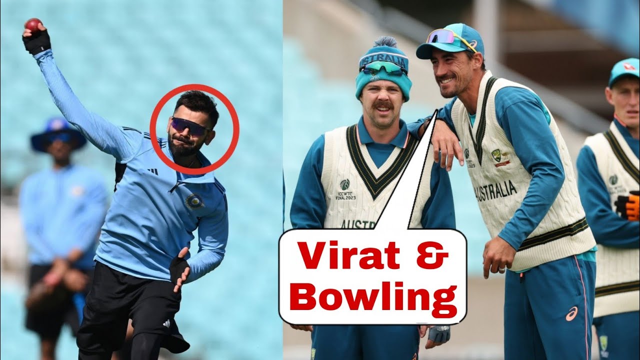 Everyone Shocked When Virat Kohli Bowling Practice Before Wtc Final ...