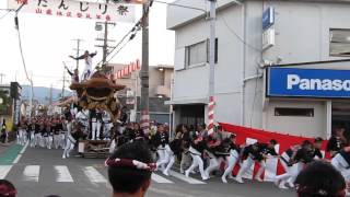 平成25年 岸和田 山直地区 だんじり祭り 岡山町 大西小路