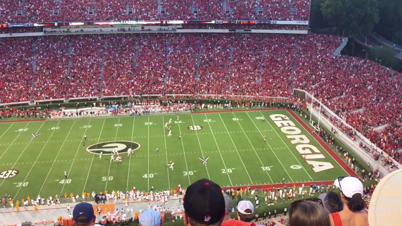 Tennessee Georgia Hail Mary 2016 - YouTube