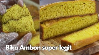 Bikin yang masih viral Bika ambon super legit,  manisnya pas dan lembut kenyal saat digigit..