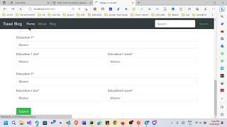Summary : Django Google Map Cv builder explorations