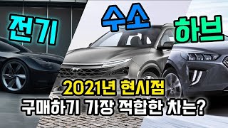 2021년 전기차 vs 수소차 vs 하이브리드 승자는?