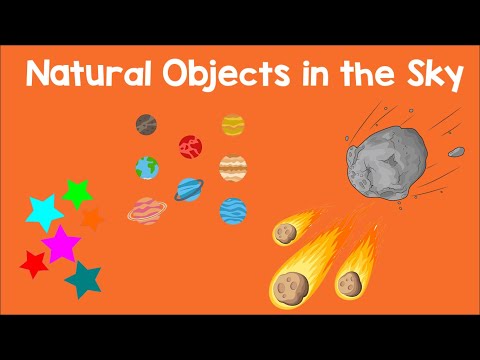 What are the natural object in the sky?