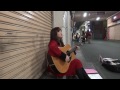 冨田麗香「時代」 中島みゆき 2013.10.18@高円寺路上