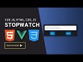 Build a Stopwatch App with Vue.js, HTML & CSS | Complete Beginner's Tutorial