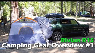 Going Over All Our Camping Gear ~ Shaver Lake Part 1| Rivian R1S EV Camping [7]