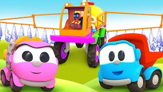 Car cartoons full episodes & Leo the Truck. Car cartoons & Vehicles for kids.