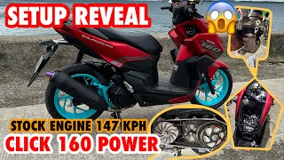 Honda Click 160 | SETUP REVEAL | KAYA PALA ANG LAKAS 🥶😱