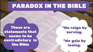 Here are the most interesting paradoxes in The Bible.