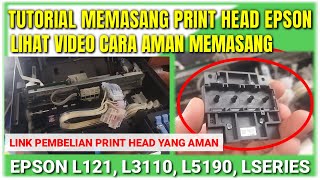 Cara memasang print head epson l3110 epson l3210