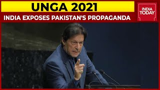 India Exposes Pakistan's Propaganda, Imran Khan Raises Kashmir Issue In His UNGA Speech