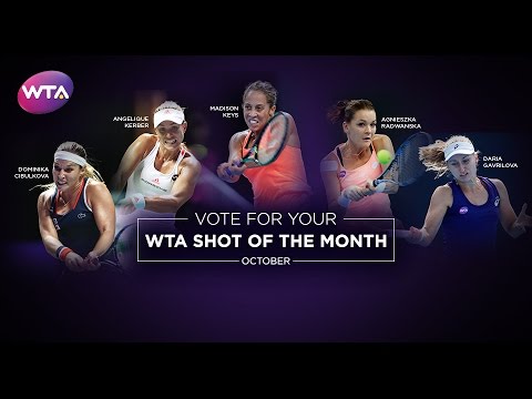 2016 WTA Shot Of The Month Finalists | October - YouTube