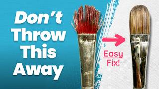 How to Restore Your Ruined Paintbrushes