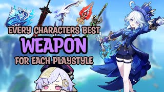 The Best Weapons For Each Character And Playstyle In Genshin Impact