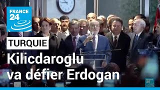 Turquie : l'opposition turque choisit Kilicdaroglu pour défier Erdogan • FRANCE 24