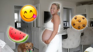 WHAT I EAT IN A DAY WHEN PREGNANT | Third Trimester Vlog