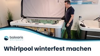 Whirlpool winterfest machen bzw. ausser Betrieb nehmen | balearis® Whirlpools