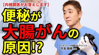 便秘が大腸がんの原因って本当ですか？　便が溜まるとポリープや大腸がんができる？　教えて平島先生　No 44