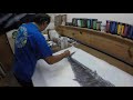 printing cleaning and eating 50lb ono gyotaku by naoki