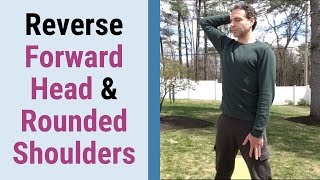 9 Exercises to Help Reverse Forward Head and Rounded Shoulders - Fix Bad Posture at Home