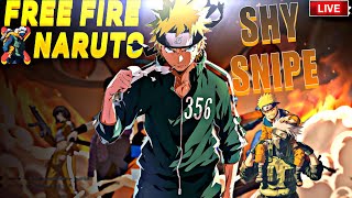 FREE FIRE X NARUTO 🥶: LIVESTREAM 🇯🇲 RANK PUSH AN CUSTOM