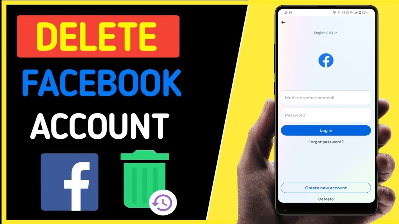 How To Delete Your Facebook Account (2023) - YouTube