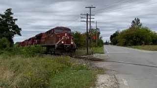 MASSIVE W/6 ENGINES! CP 8765 at Kleinburg (SEP 12, 2021)