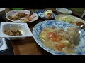 2021.2.10 水 日本の中流家庭の晩飯 です。