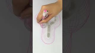 The Art of Spinning Perfection: Mesmerizing Spirograph Designs #asmr #spirograph #shorts #art #usa