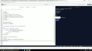 Python Tutorial For Beginners Part 2: Numpy Matrix and Array Operations